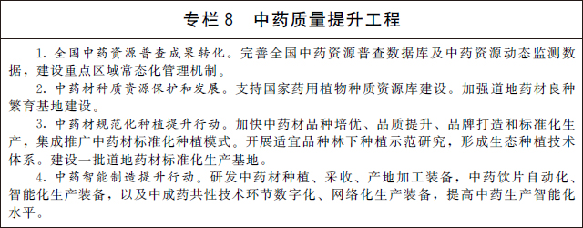 國務院辦公廳關于印發(fā) “十四五” 中醫(yī)藥發(fā)展規(guī)劃的通知(圖10)